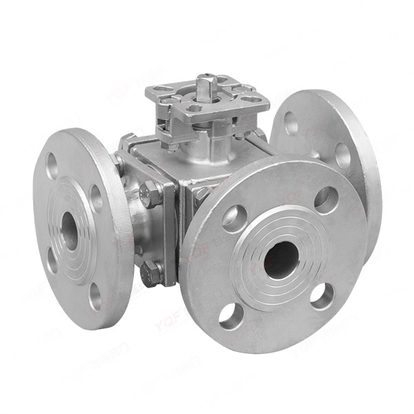 三通高平臺法蘭球閥