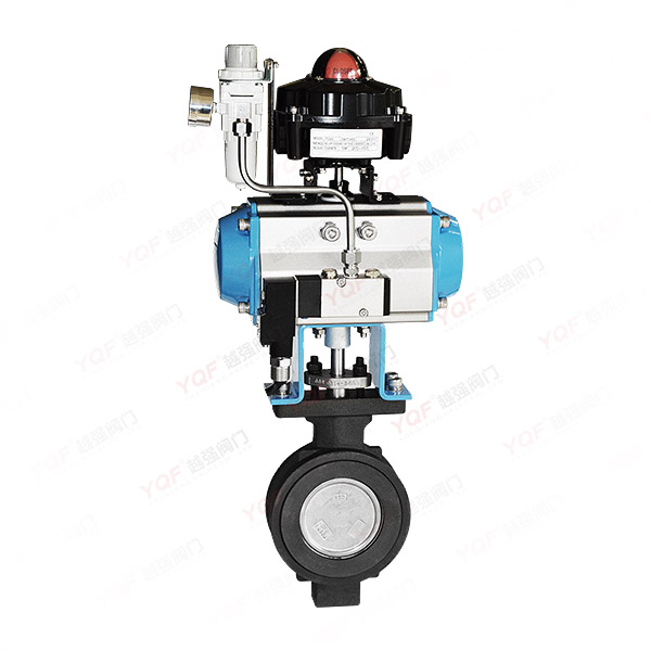 氣動(dòng)雙偏心硬密封對(duì)夾蝶閥
