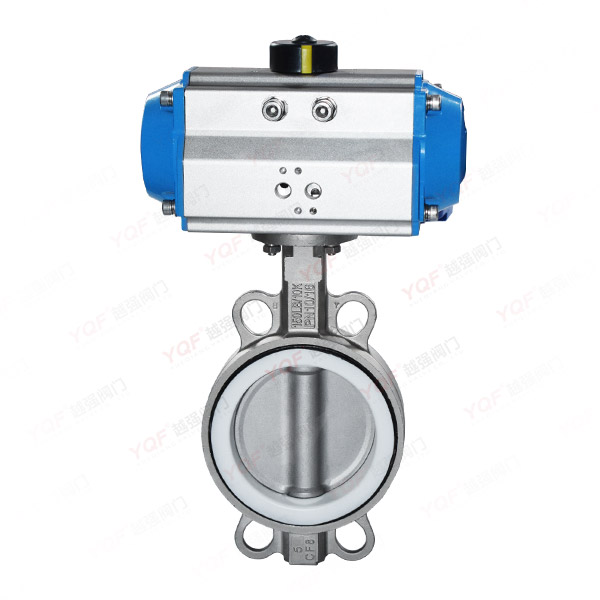 氣動(dòng)全不銹鋼對(duì)夾蝶閥