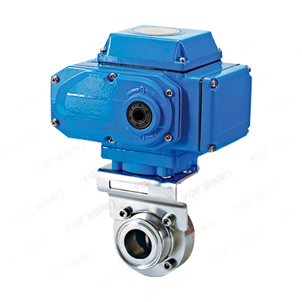 電動衛(wèi)生級快裝蝶閥