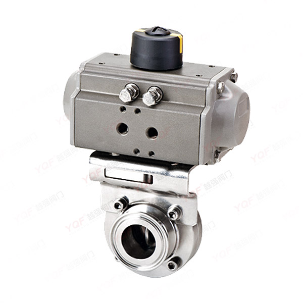 氣動衛(wèi)生級快裝蝶閥