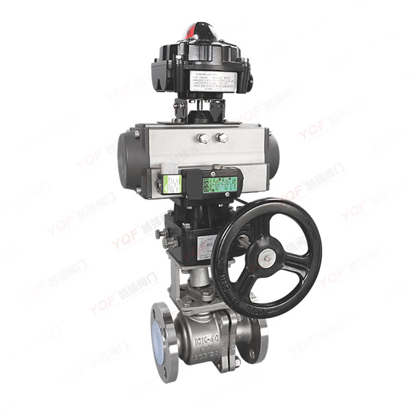 襯氟氣動(dòng)法蘭球閥